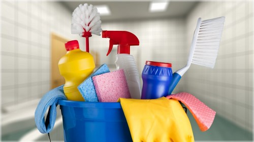 Local Twickenham cleaning team working in a modern interior