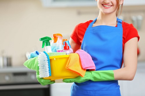 Professional deep cleaning in a Twickenham home kitchen