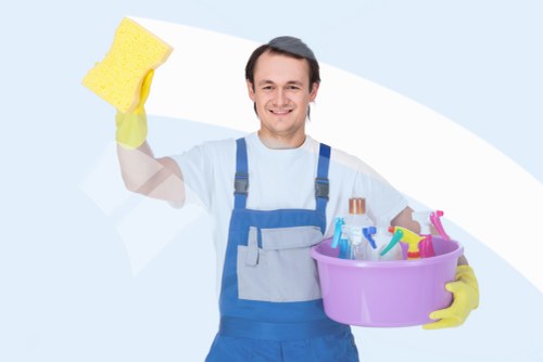 One off cleaning service preparing a Twickenham property for guests