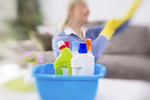 Local cleaners in Twickenham maintaining a tidy family home