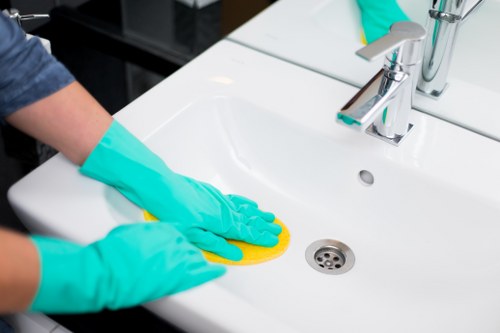 Commercial cleaners in Twickenham maintaining an office space